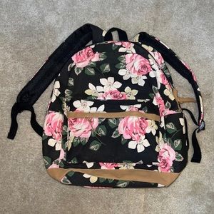 floral print backpack